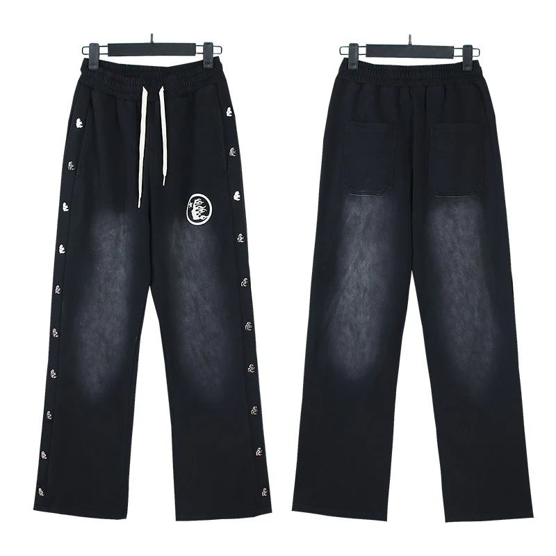 Hellstar Hoodie & Pants Vintage Washed Old Hooded Sweater Hoodie