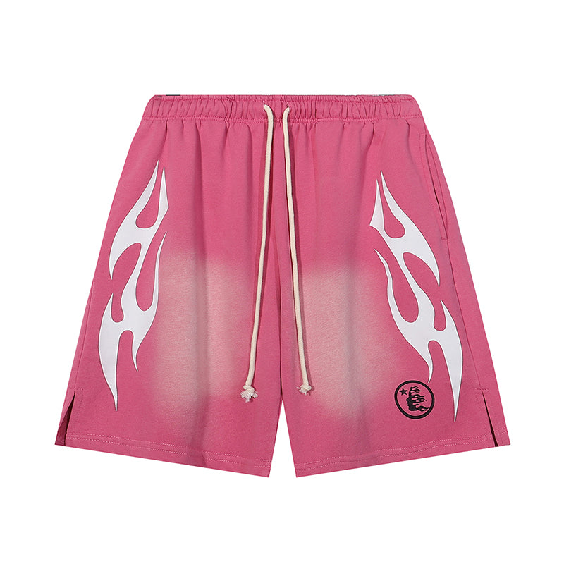 Hellstar Shorts Retro abstract print