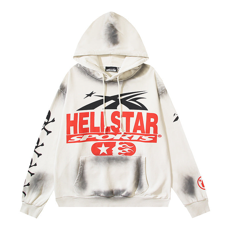 Hellstar Hoodie & Pants Wash Water Make Old Hoodies Sweater Trousers