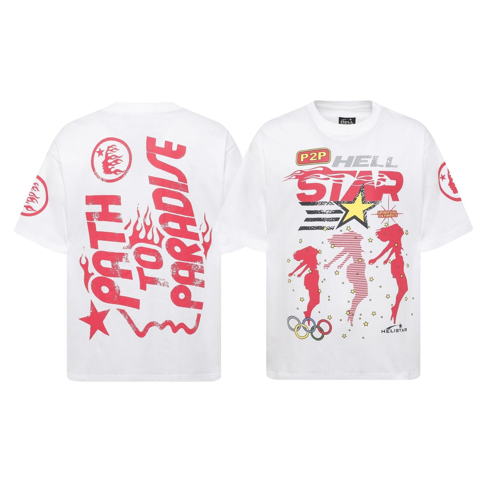 Hellstar T-shirt summer top short-sleeved T-shirt