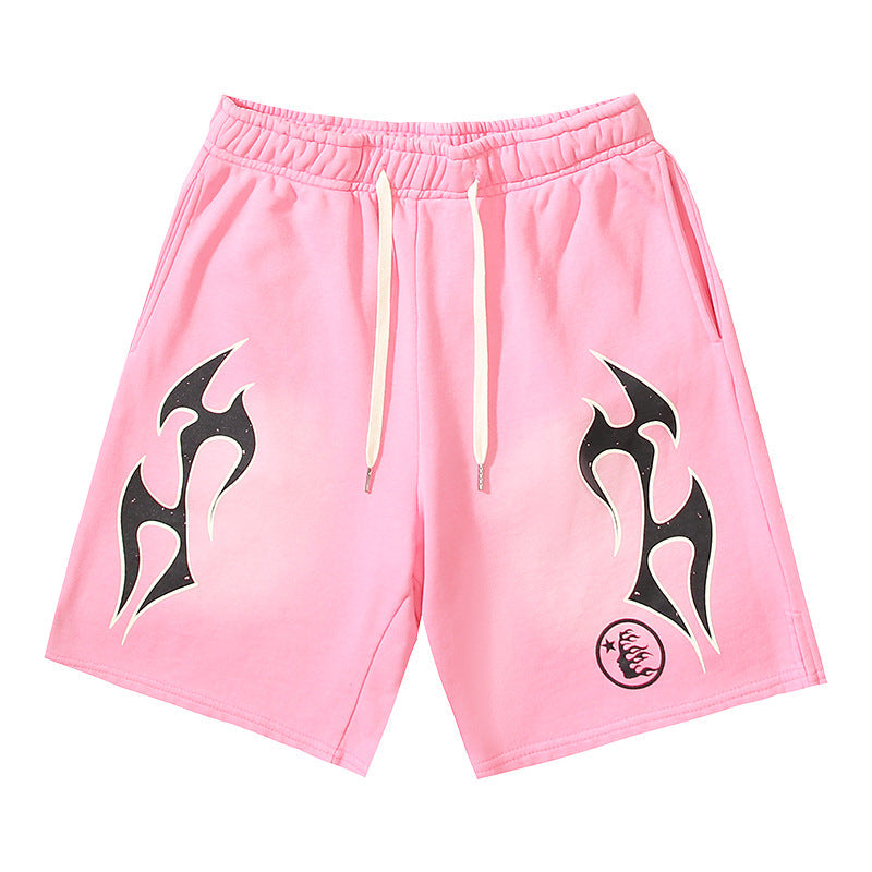 Hellstar Shorts Wash and Do Old Casual Shorts Summer