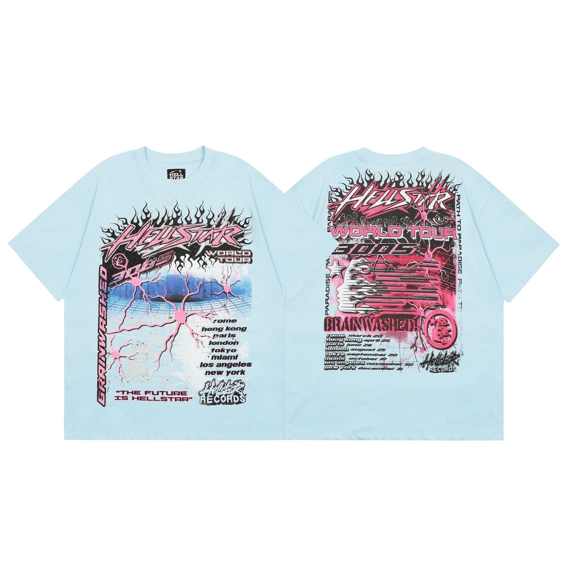 Hellstar T-shirt Graffiti Printing