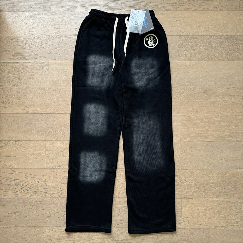 Hellstar Hoodie & Pants autumn wash make old hoodies sweater