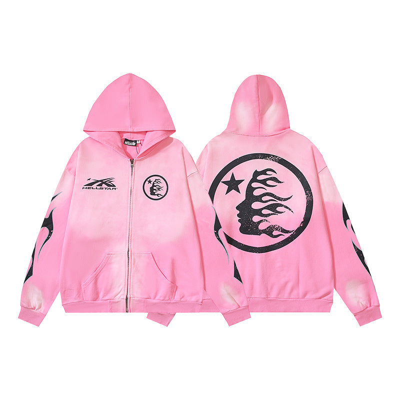 Hellstar Hoodie & Pants Wash Water Make Old Hoodies Sweater Trousers