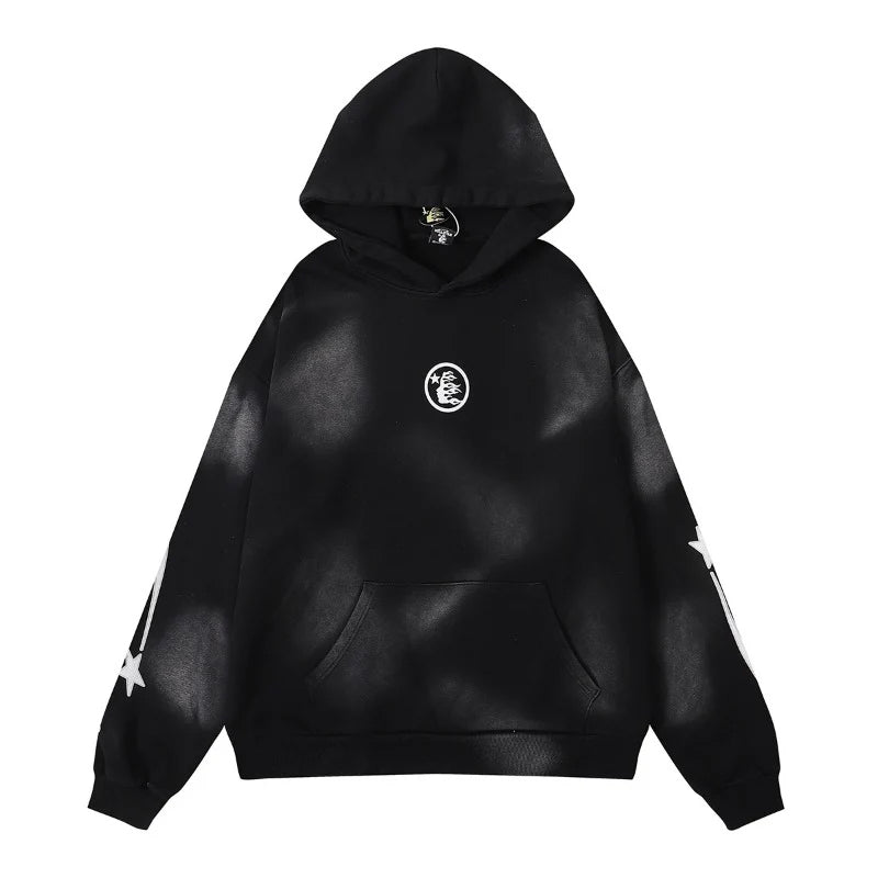 Hellstar Hoodie & Pants Vintage Washed Old Hooded Sweater Hoodie