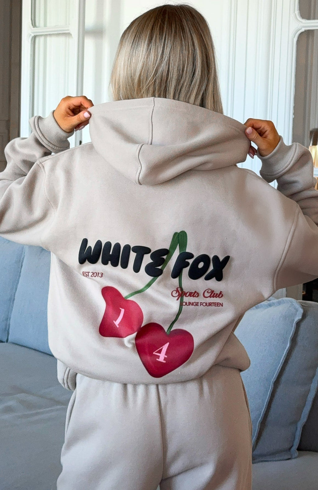 Club 14 Trinity Oversized Hoodie Moon